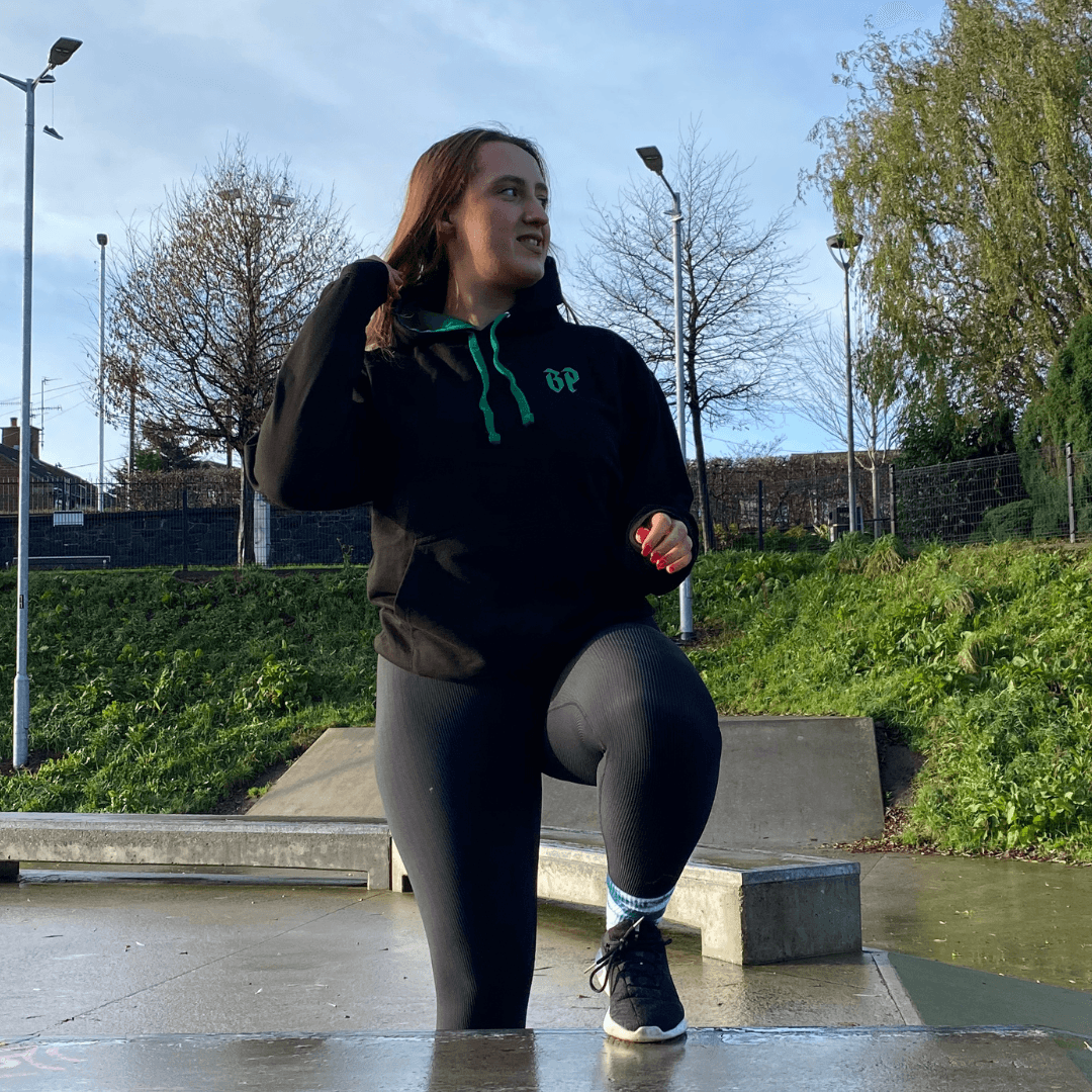 Redhead | Redhead 'Bitch On The Pitch' Hoody - Black/Green | 'Bitch On The Pitch' Hoody - Black/Green - Small | Total Hockey