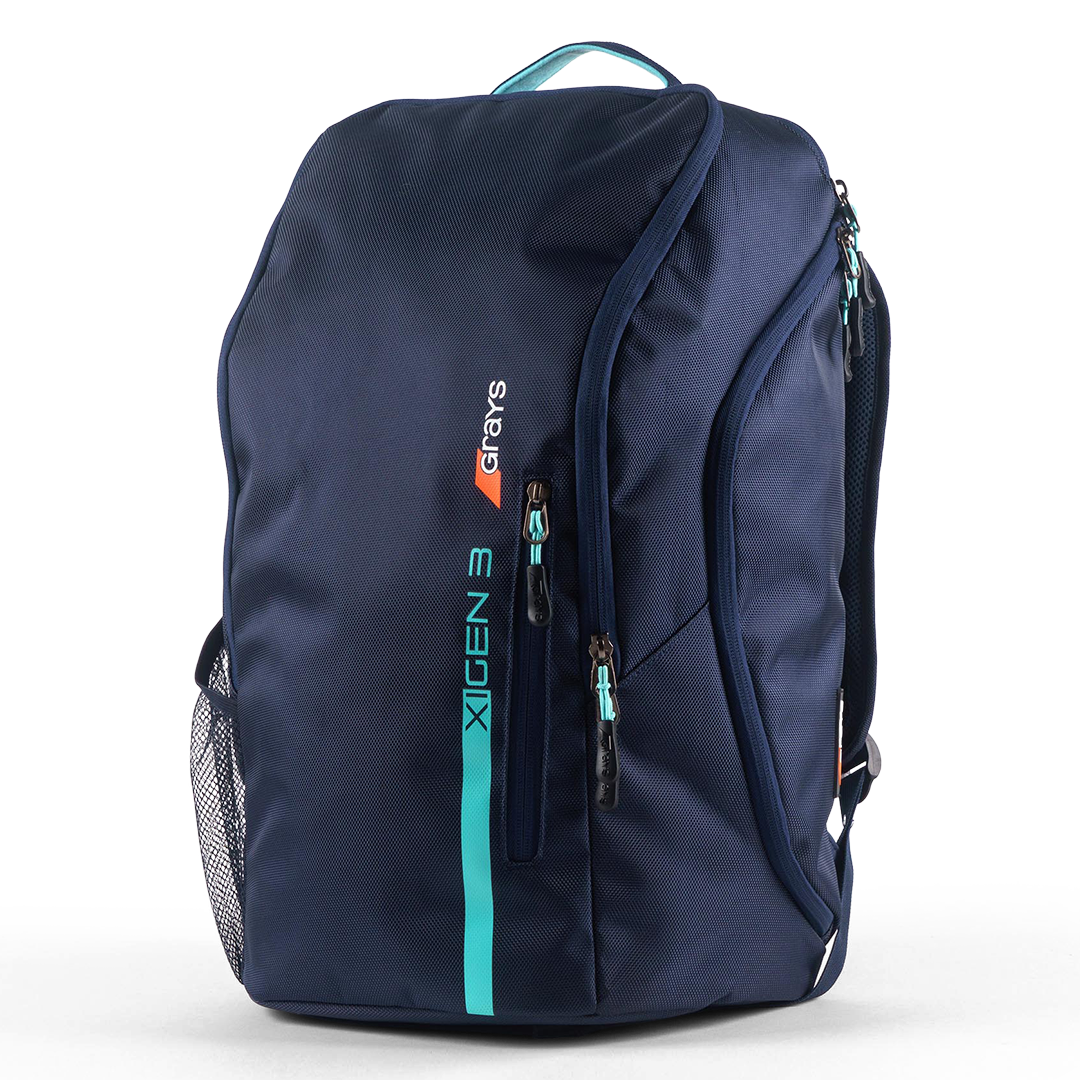 Grays | Grays Xi Gen 3 Rucksack | Xi Gen 3 Rucksack - Navy/Aqua | Total Hockey