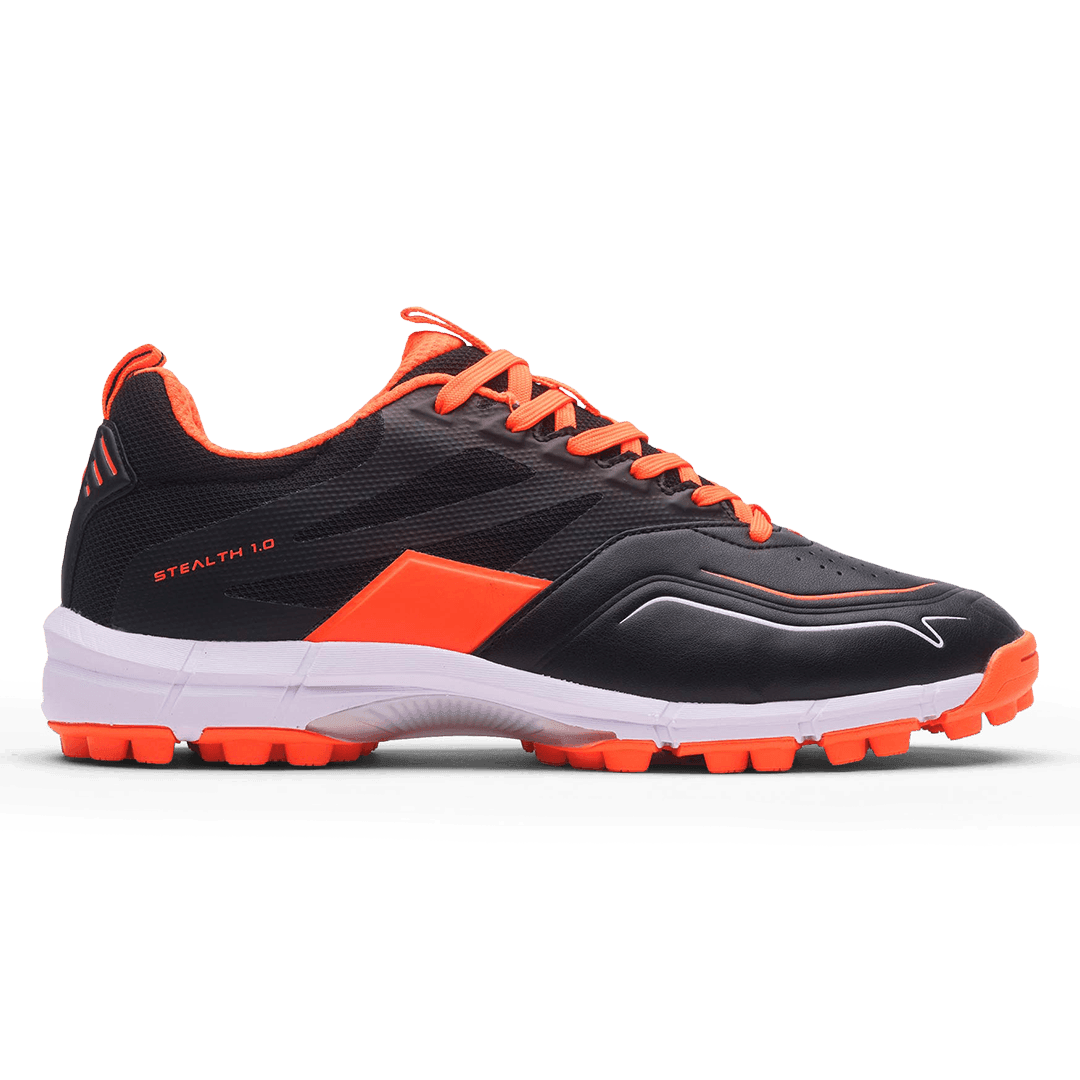Grays | Grays Stealth 1.0 Black/Orange Jr (2025) | Stealth 1.0 Black/Orange Jr (2025) - EUR 35 | UK 2 | Total Hockey