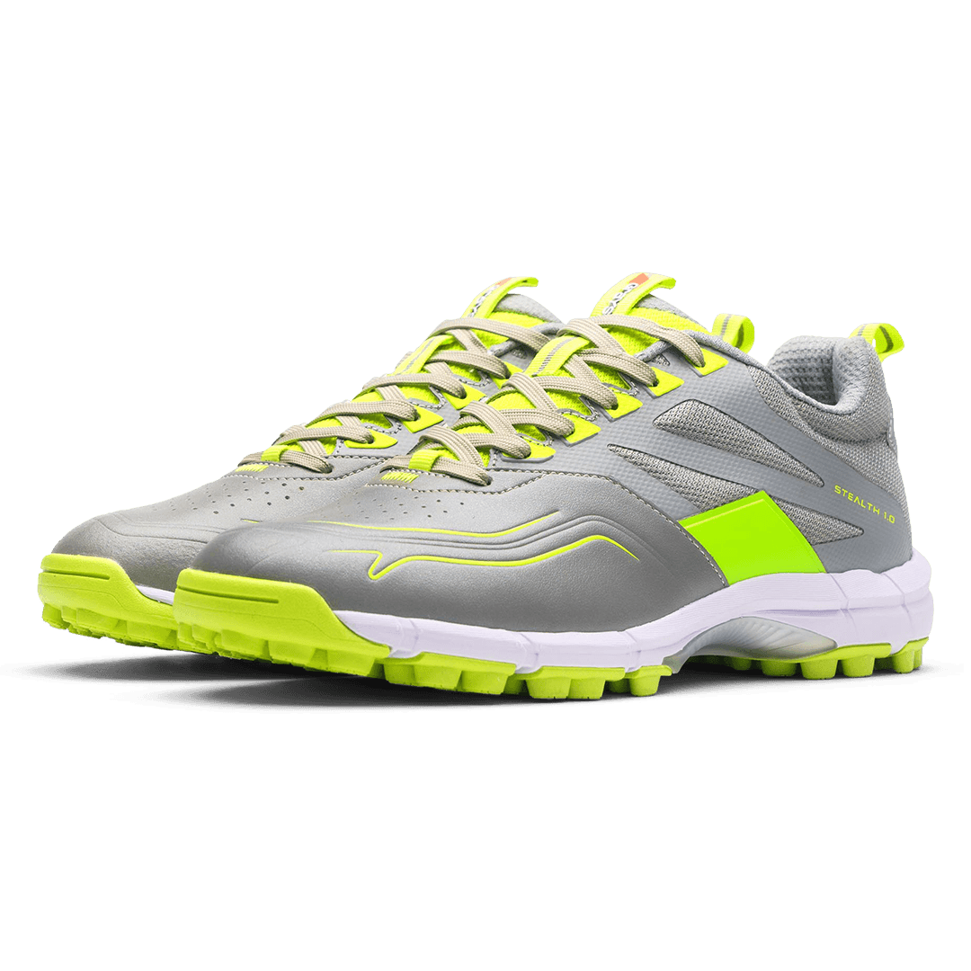 Grays | Grays Stealth 1.0 Grey/Fluo Yellow Jr (2024) | Stealth 1.0 Grey/Fluo Yellow Jr (2024) - EUR 35 | UK 2 | Total Hockey