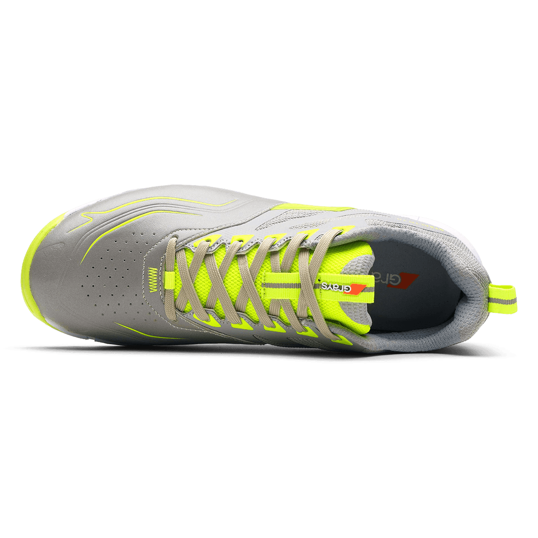 Grays | Grays Stealth 1.0 Grey/Fluo Yellow Jr (2024) | Stealth 1.0 Grey/Fluo Yellow Jr (2024) - EUR 35 | UK 2 | Total Hockey