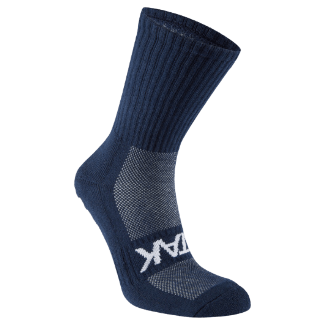 ATAK | ATAK Non-Slip Mid Leg Socks Navy | Non-Slip Mid Leg Socks Navy - EUR 36-38 | UK 3-5 | Total Hockey