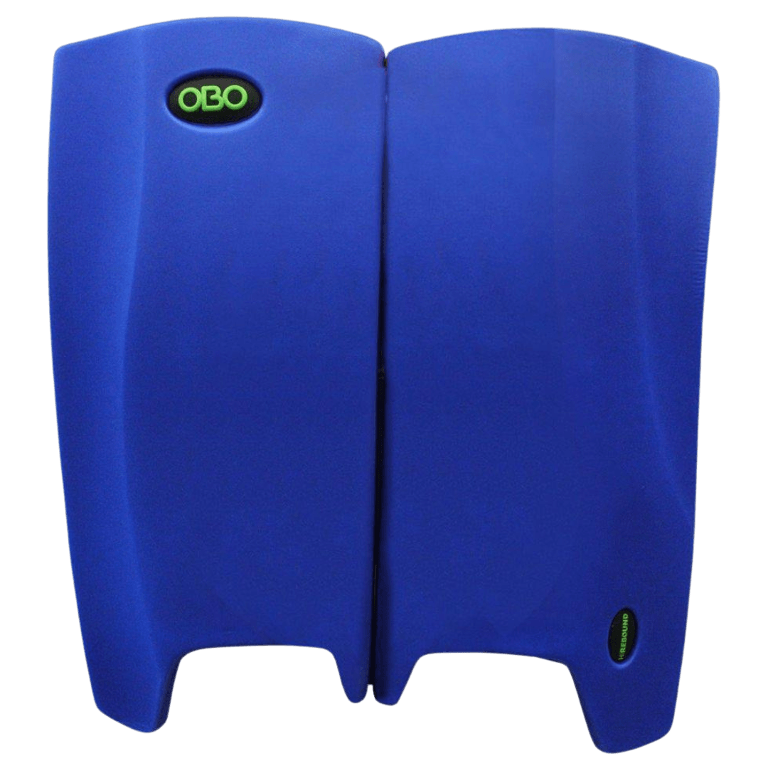 OBO | OBO HI REBOUND Legguards Blue Wing/Blue | HI REBOUND Legguards Blue Wing/Blue - Blue Wing/Blue / Medium | Total Hockey