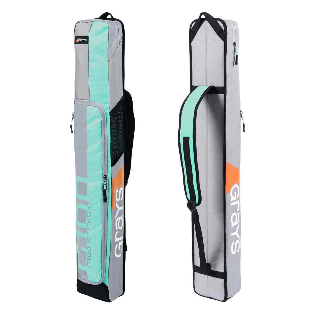 Grays | Grays G100 Kitbag | G100 Kitbag - Grey/Aqua | Total Hockey