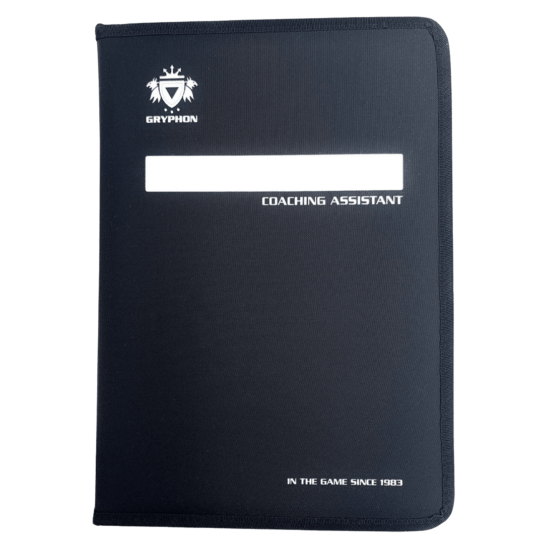 Gryphon Hockey | Gryphon Hockey Coaching Assistant Folder | Coaching Assistant Folder - Black | Total Hockey