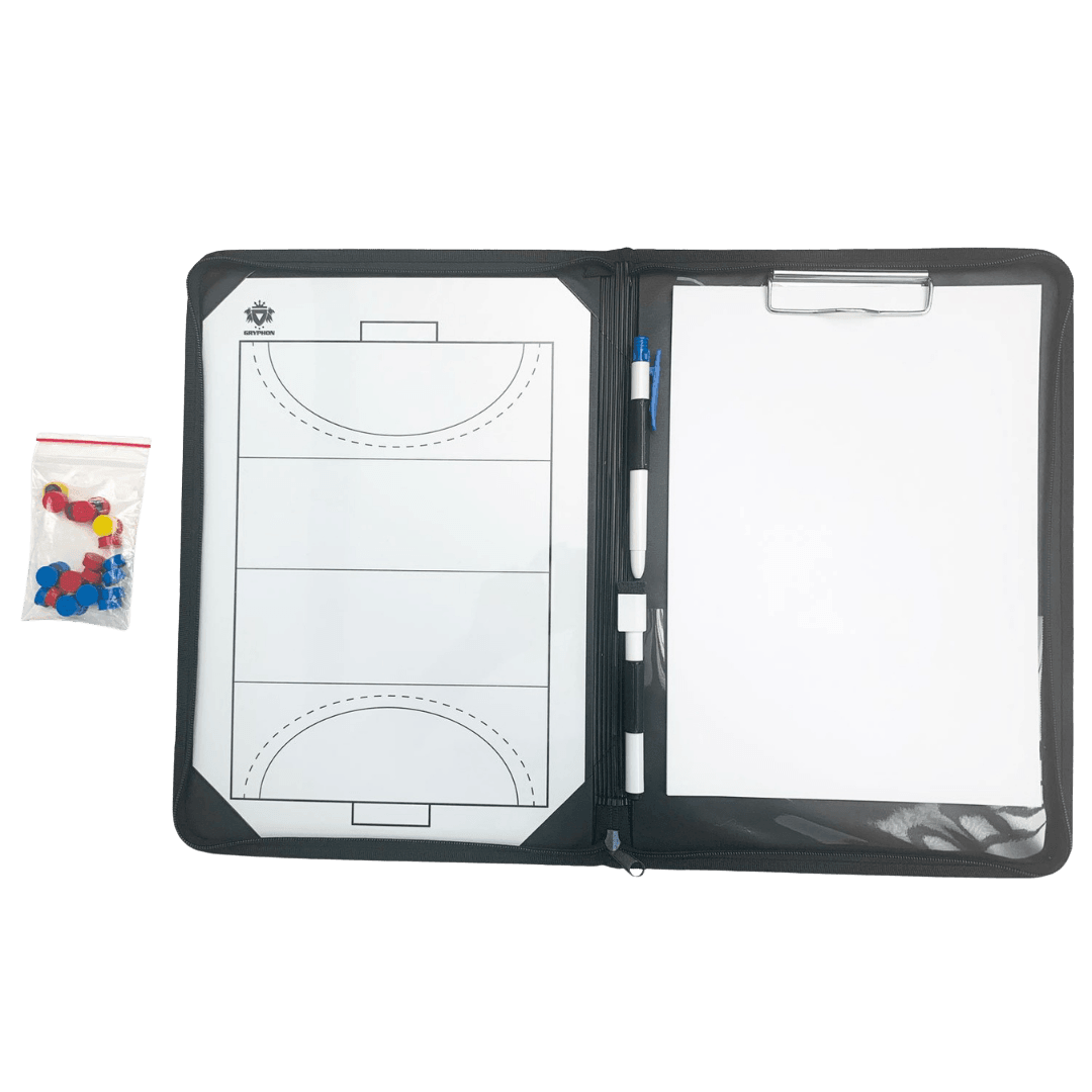 Gryphon Hockey | Gryphon Hockey Coaching Assistant Folder | Coaching Assistant Folder - Black | Total Hockey