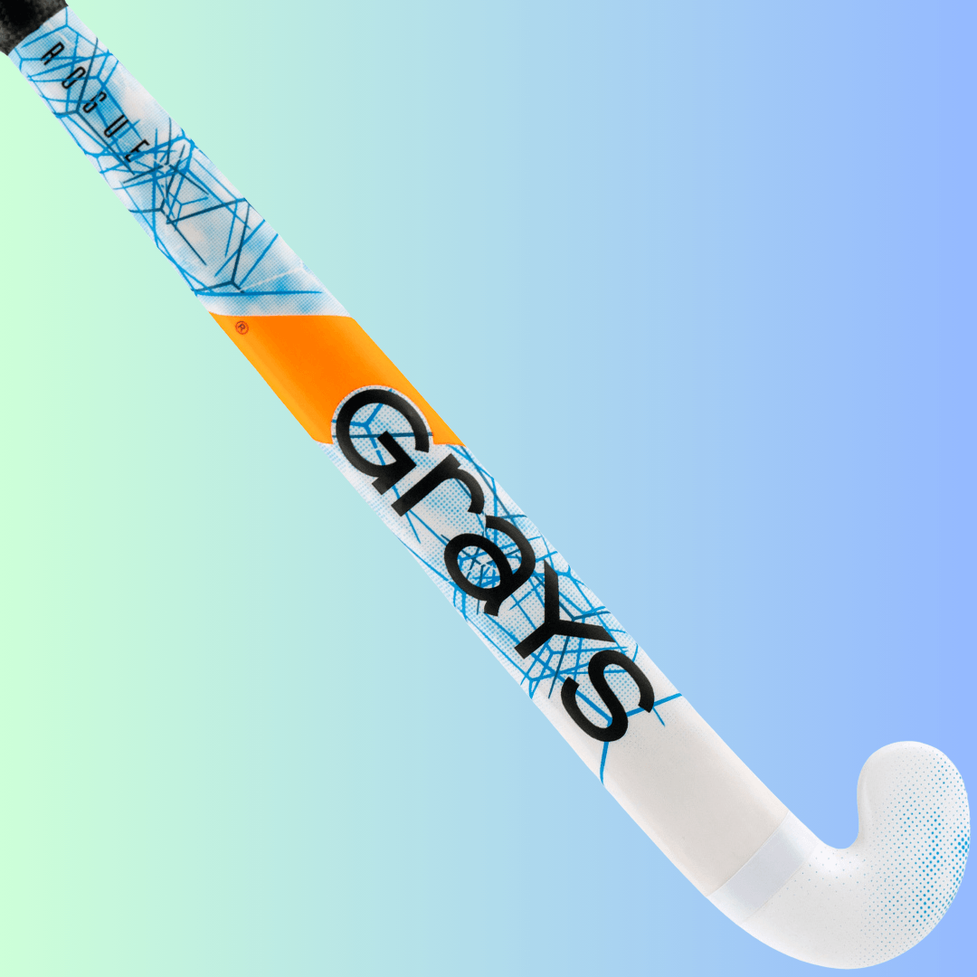 Grays | Grays Rogue Ultrabow White/Blue | Rogue Ultrabow White/Blue - 26" Light | Total Hockey
