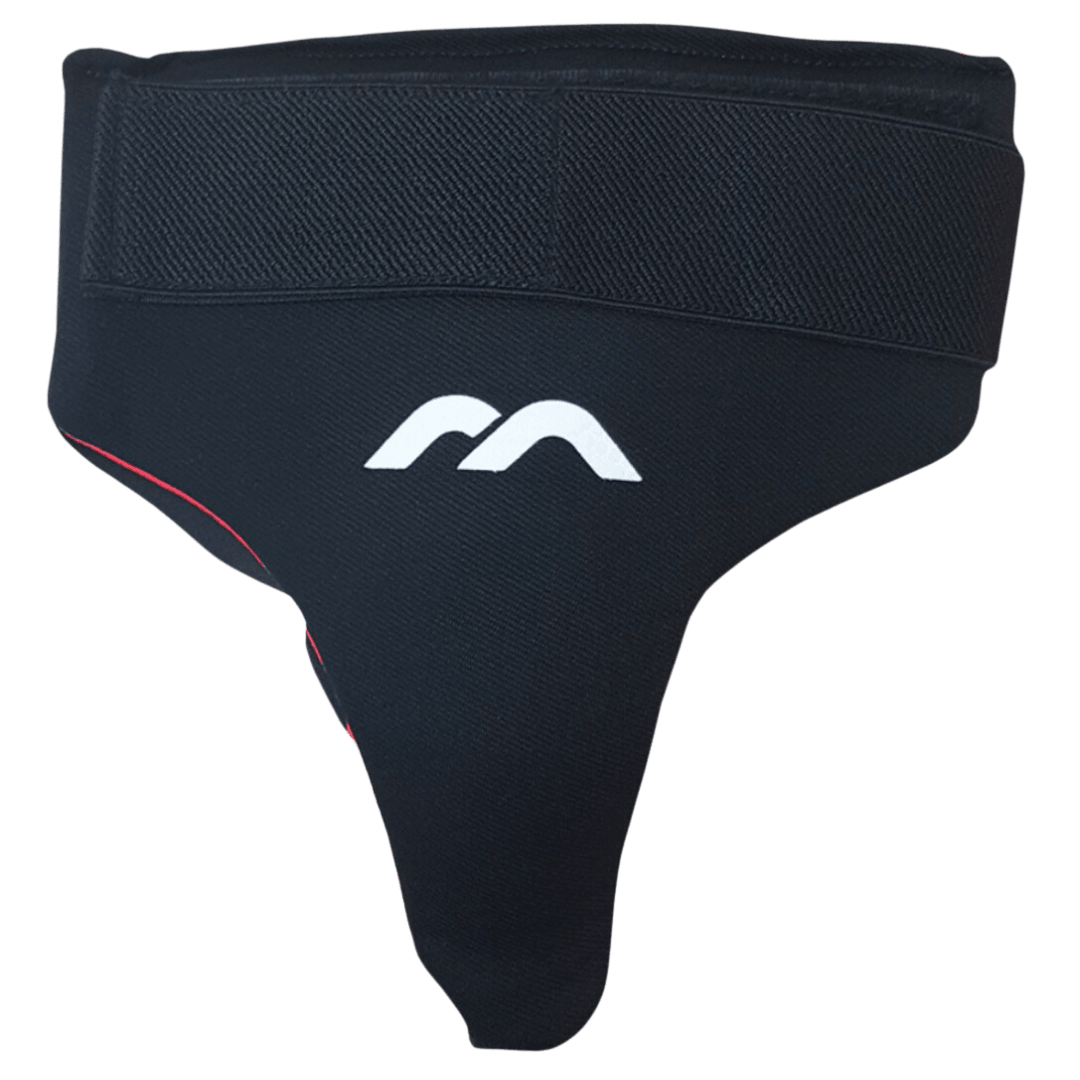 Mercian Hockey | Mercian Hockey Evolution Abdo Guard Female | Evolution Abdo Guard Female - Black/Red / Junior | Total Hockey