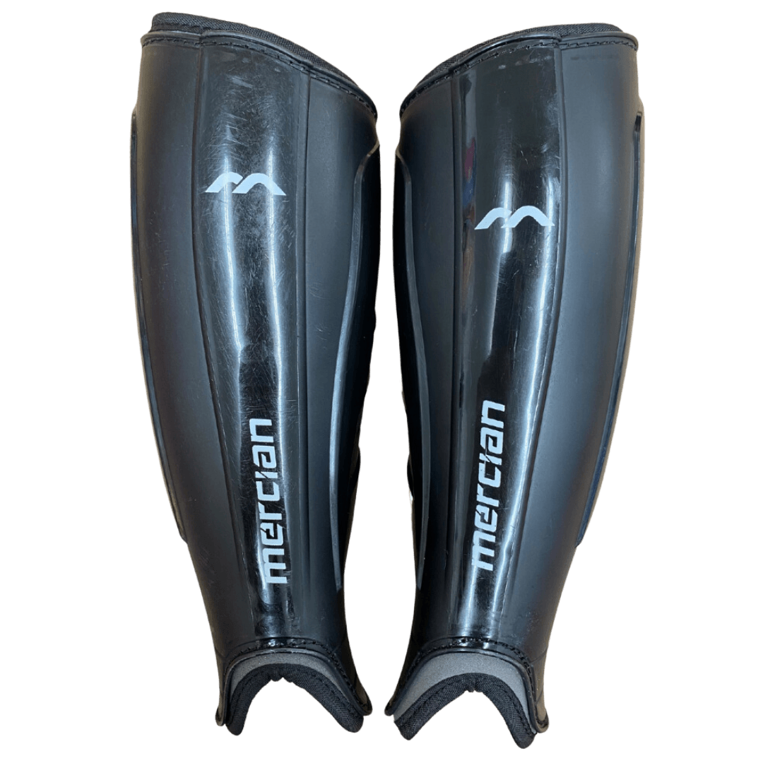 Mercian Hockey | Mercian Hockey Export Shin Guards | Export Shin Guards - Black / Small | Total Hockey