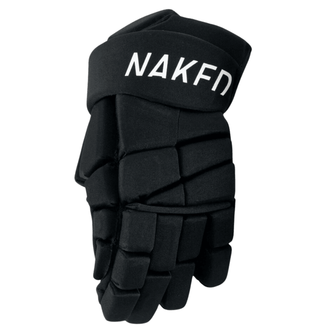 Naked Hockey | Naked Hockey Elite Penalty Corner Gloves | Elite Penalty Corner Gloves - Black / Senior | Total Hockey