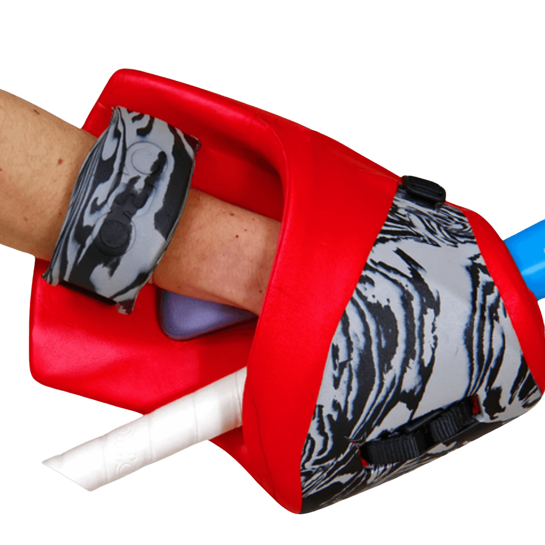 OBO | OBO ROBO PLUS Hand Protector Right Red | ROBO PLUS Hand Protector Right Red - Red / Medium | Total Hockey