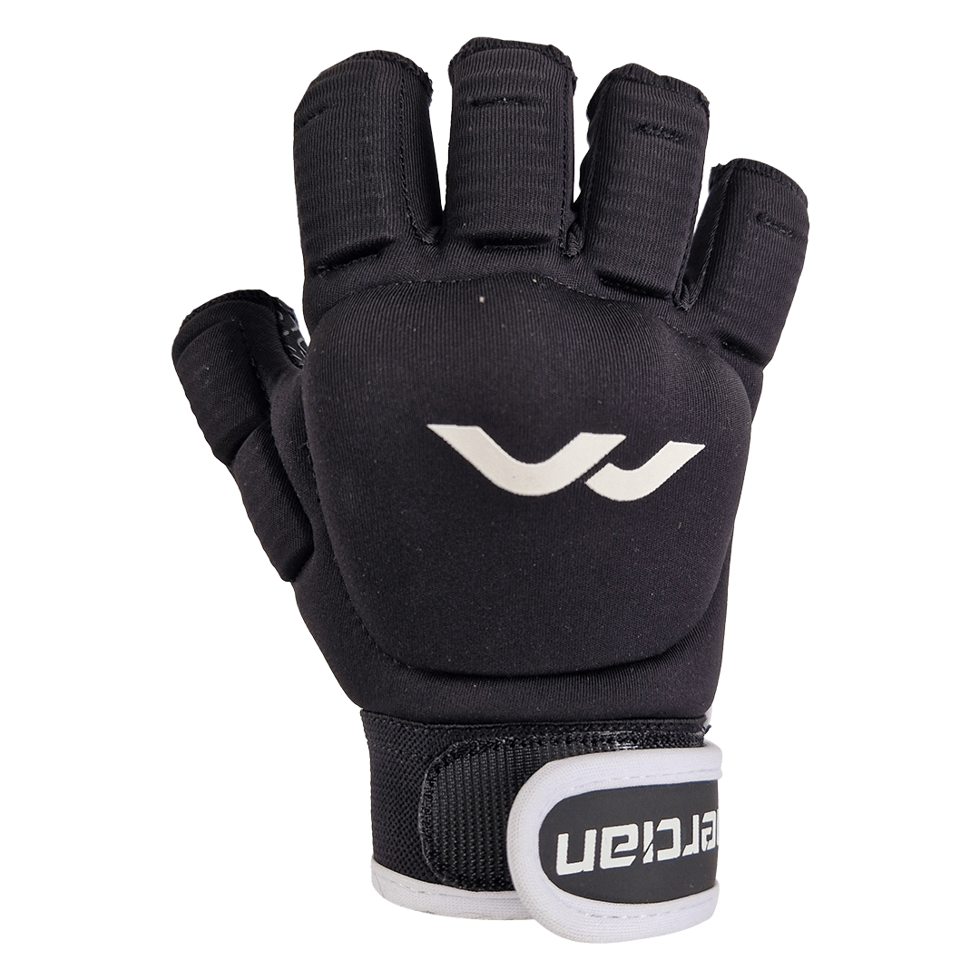 Mercian Hockey | Mercian Hockey Evolution Player Glove Right Hand | Evolution Player Glove Right Hand - Black / XSmall | Total Hockey