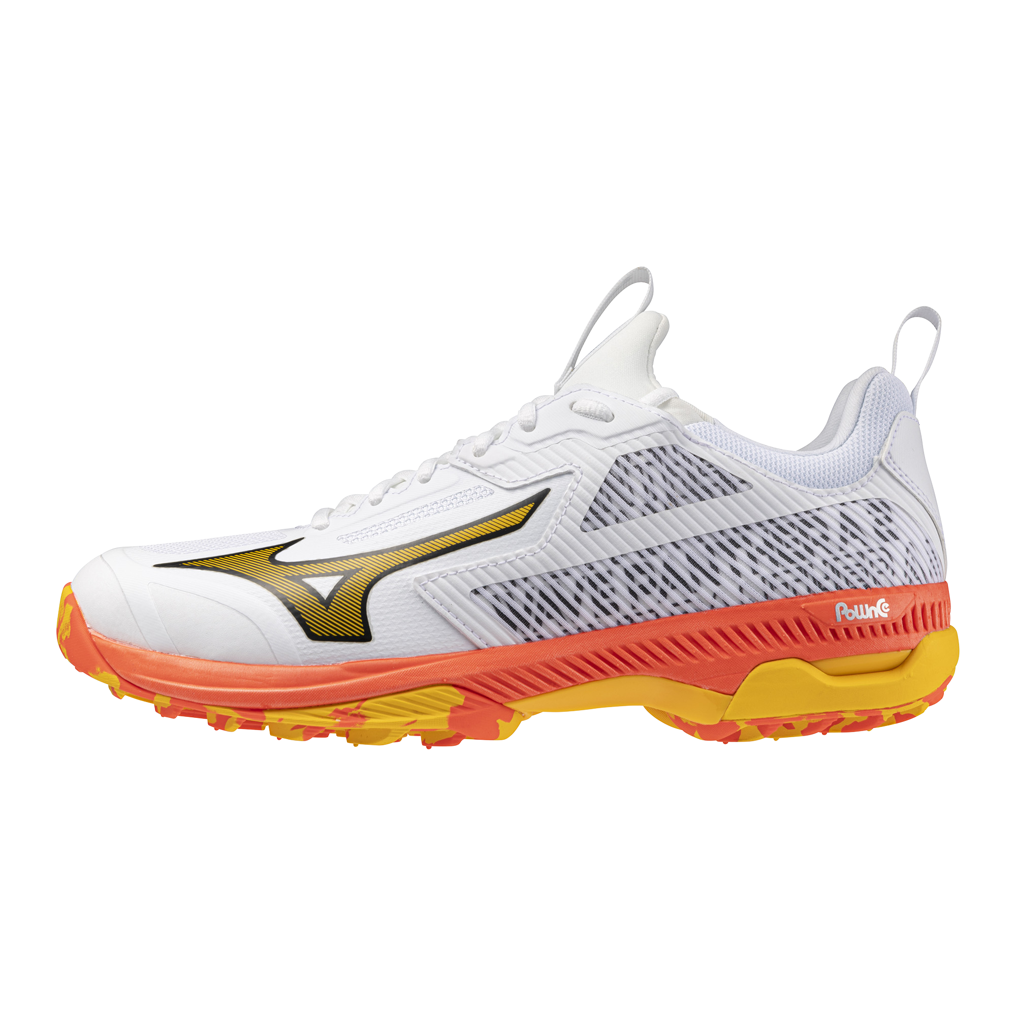 Mizuno | Mizuno Wave Panthera 2 White/Fiery Coral (2025) | Wave Panthera 2 White/Fiery Coral (2025) - EUR 36.5 | UK 4 | Total Hockey
