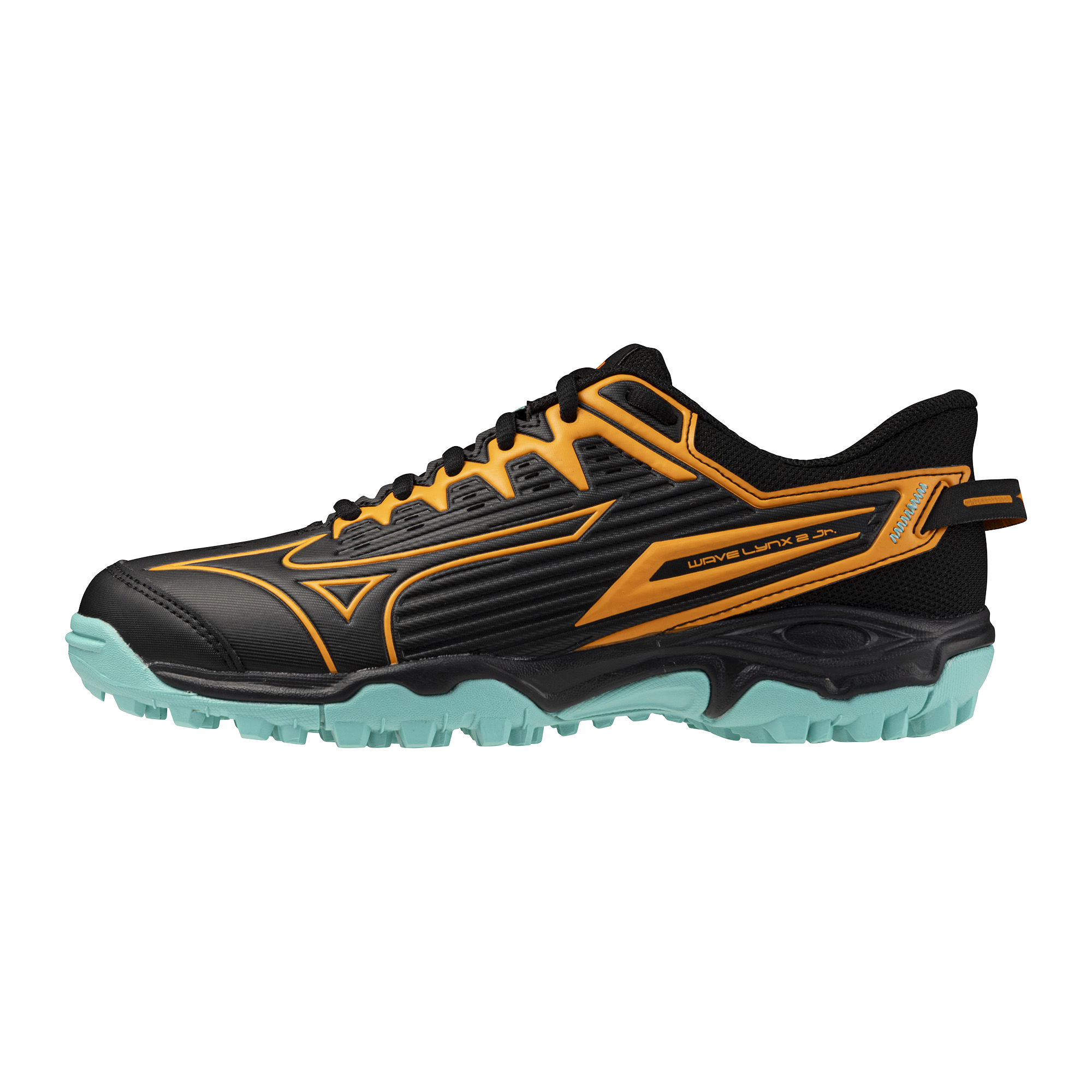 Mizuno | Mizuno Wave Lynx 2 Black Jr (2025) | Wave Lynx 2 Black Jr (2025) - EUR 32.5 | UK 1 | Total Hockey