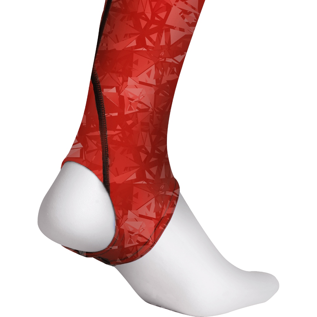 Shrey Hockey | Shrey Hockey Shinliners With Stirrup - Red | Shinliners With Stirrup - Red - Red / Senior | Total Hockey