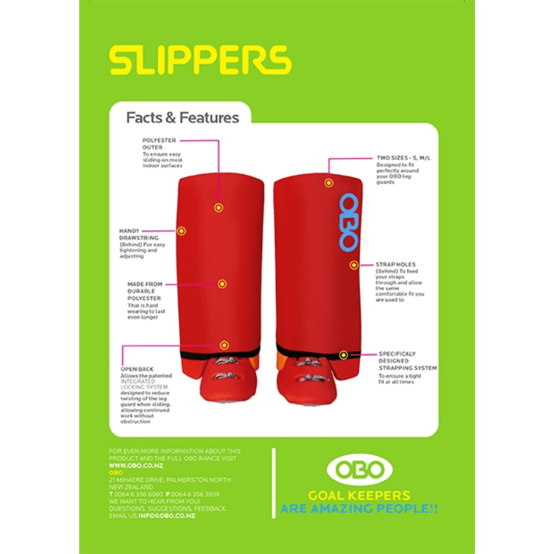 OBO | OBO Slippers - Legguard Cover Black | Slippers - Legguard Cover Black - Black / Small | Total Hockey