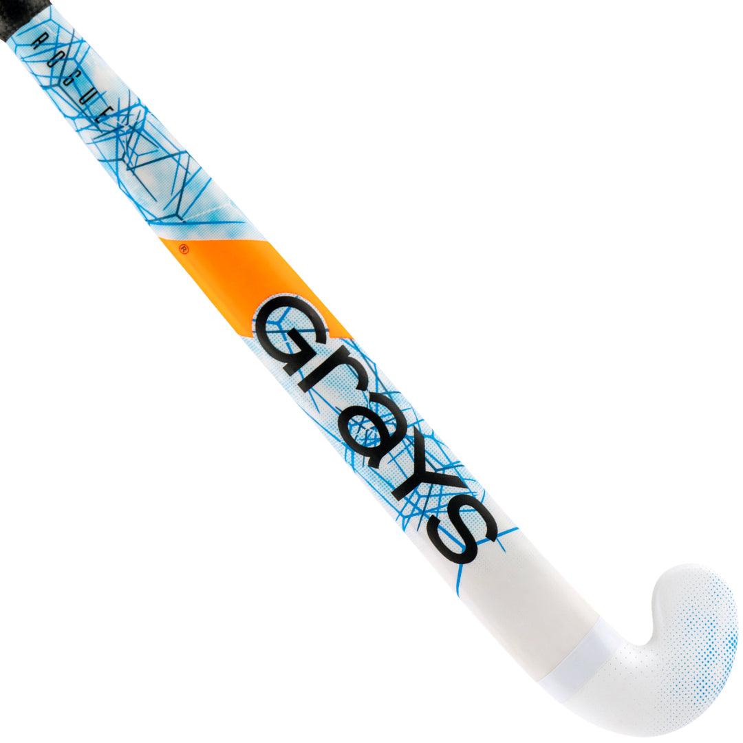 Grays | Grays Rogue Ultrabow White/Blue | Rogue Ultrabow White/Blue - 26" Light | Total Hockey