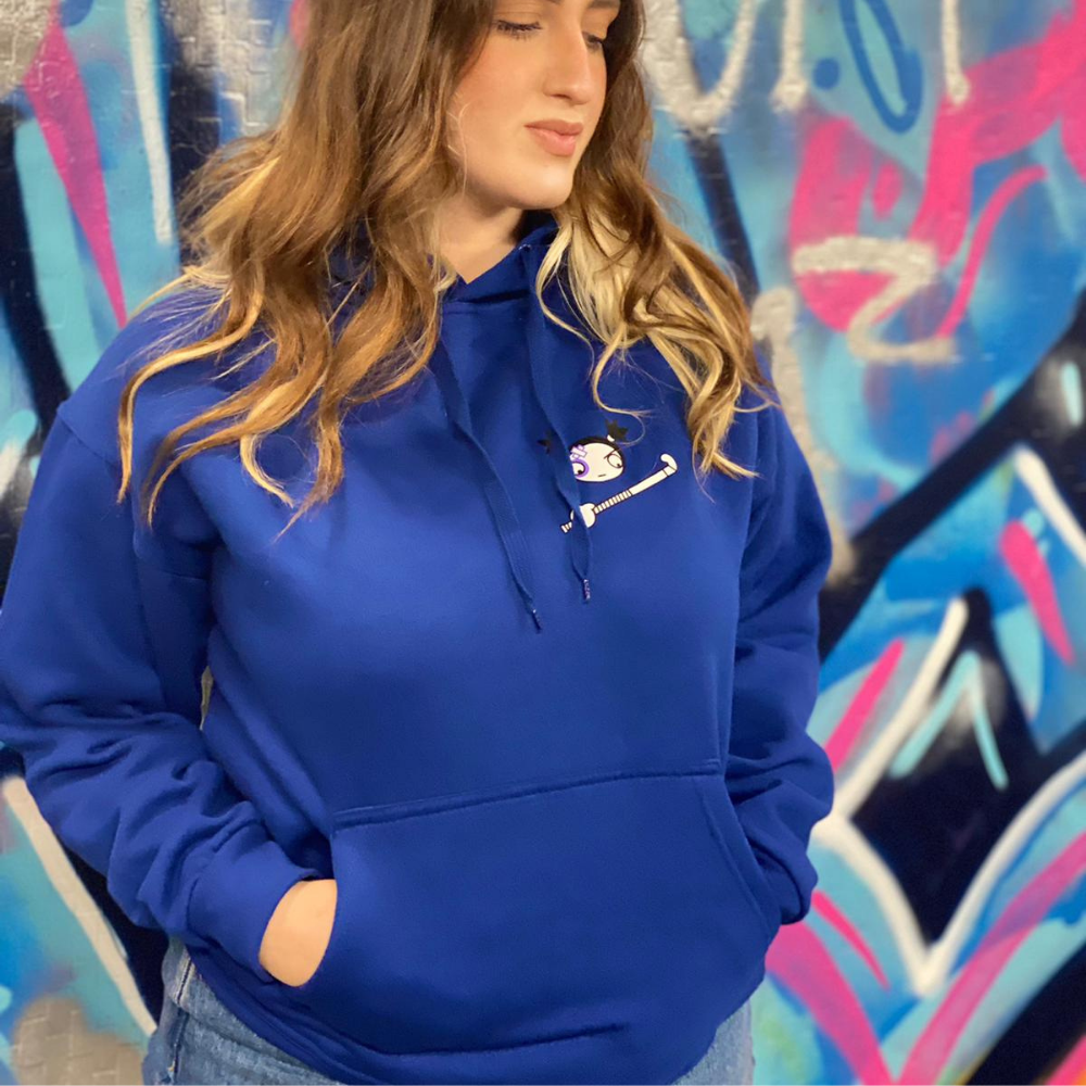 'Hockey Attitude' Hoody - Royal Blue