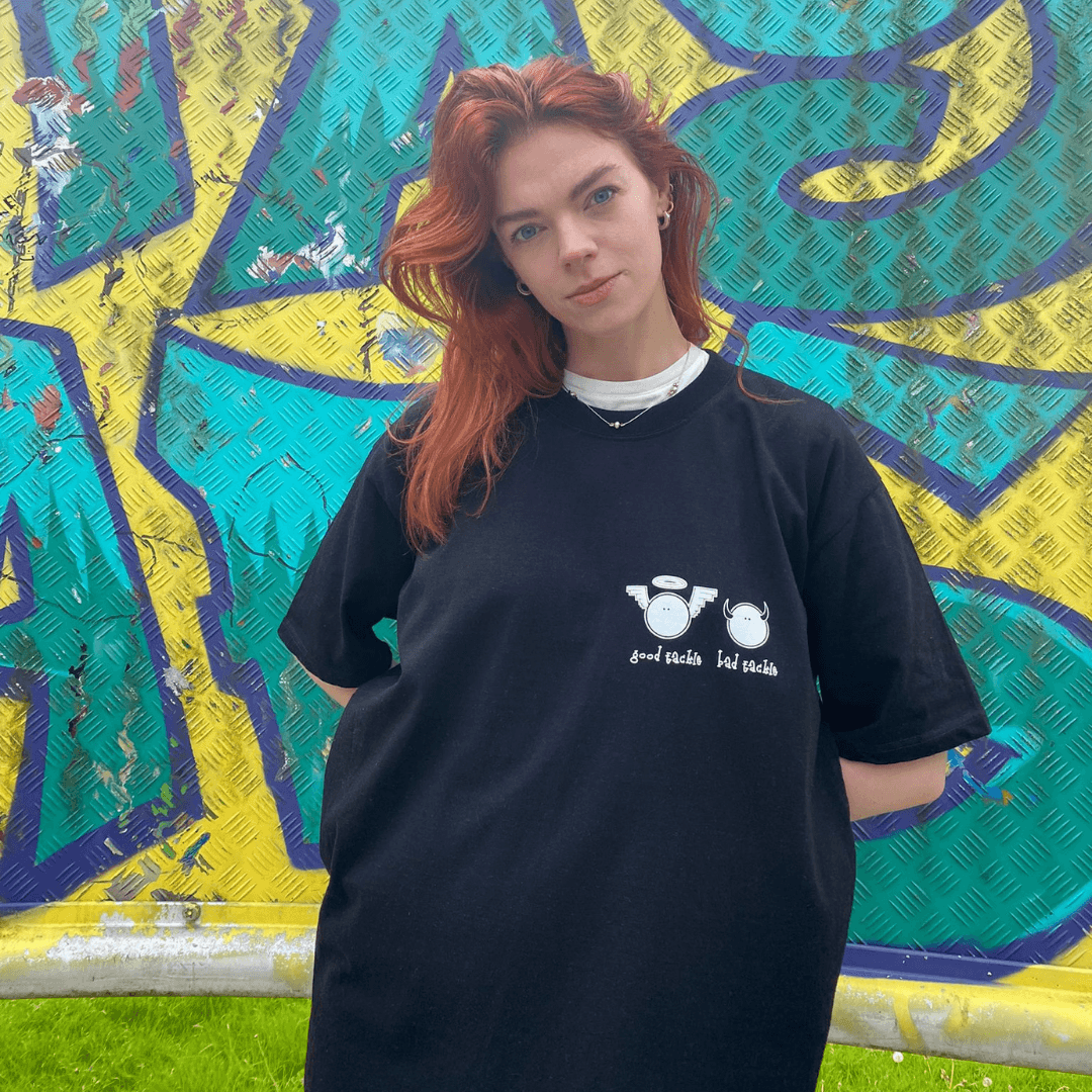 Redhead | Redhead 'Tackle' T-Shirt - Black | 'Tackle' T-Shirt - Black - XSmall | Total Hockey