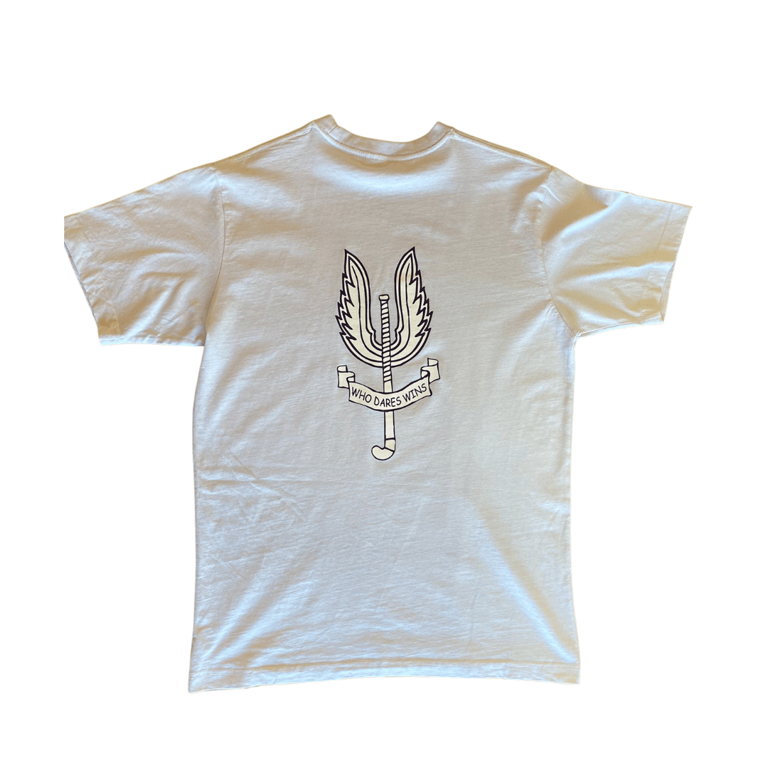 Redhead | Redhead 'Who Dares Wins' T-Shirt - White | 'Who Dares Wins' T-Shirt - White - XSmall | Total Hockey