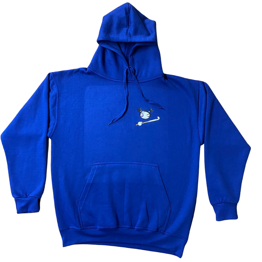 'Hockey Attitude' Hoody - Royal Blue