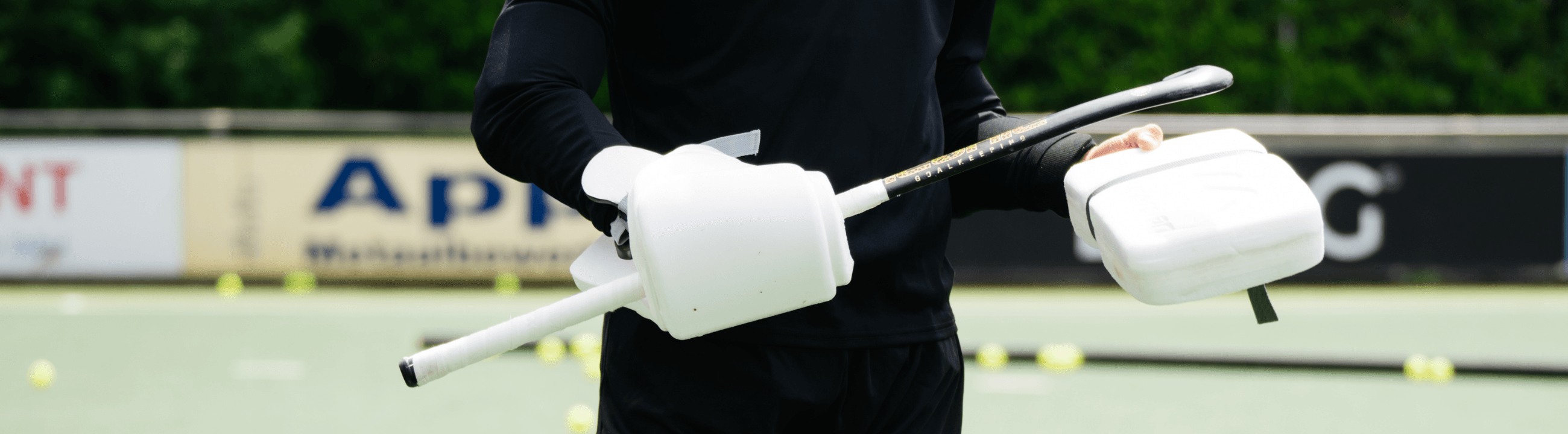 Hockey Goalkeeping Deflectors