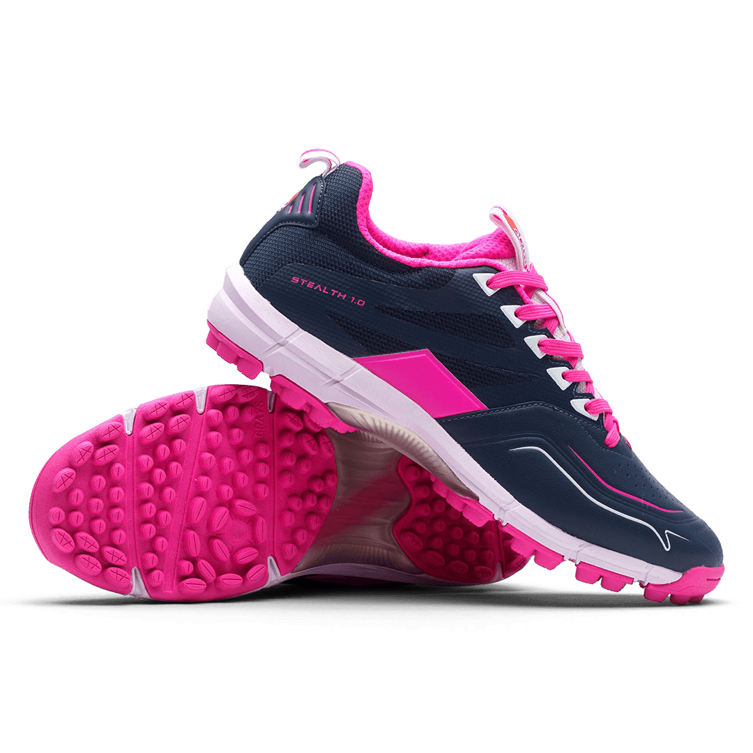 Grays | Grays Stealth 1.0 Navy/Pink Jr (2024) | Stealth 1.0 Navy/Pink Jr (2024) - EUR 35 | UK 2 | Total Hockey