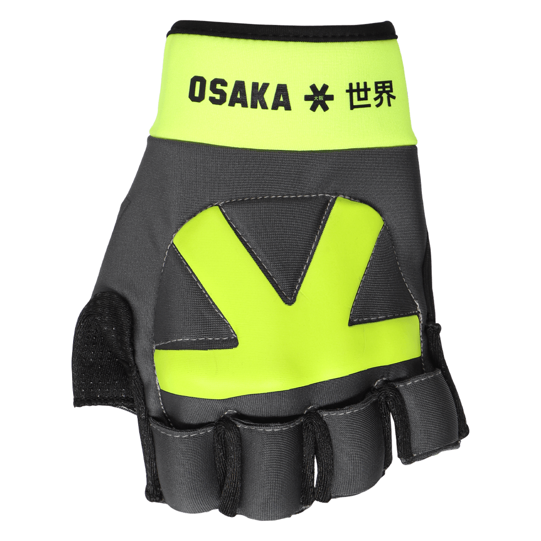 OSAKA Hockey | OSAKA Hockey Armadillo 4.0 Glove Left Hand | Armadillo 4.0 Glove Left Hand - Grey/Lime / XSmall | Total Hockey