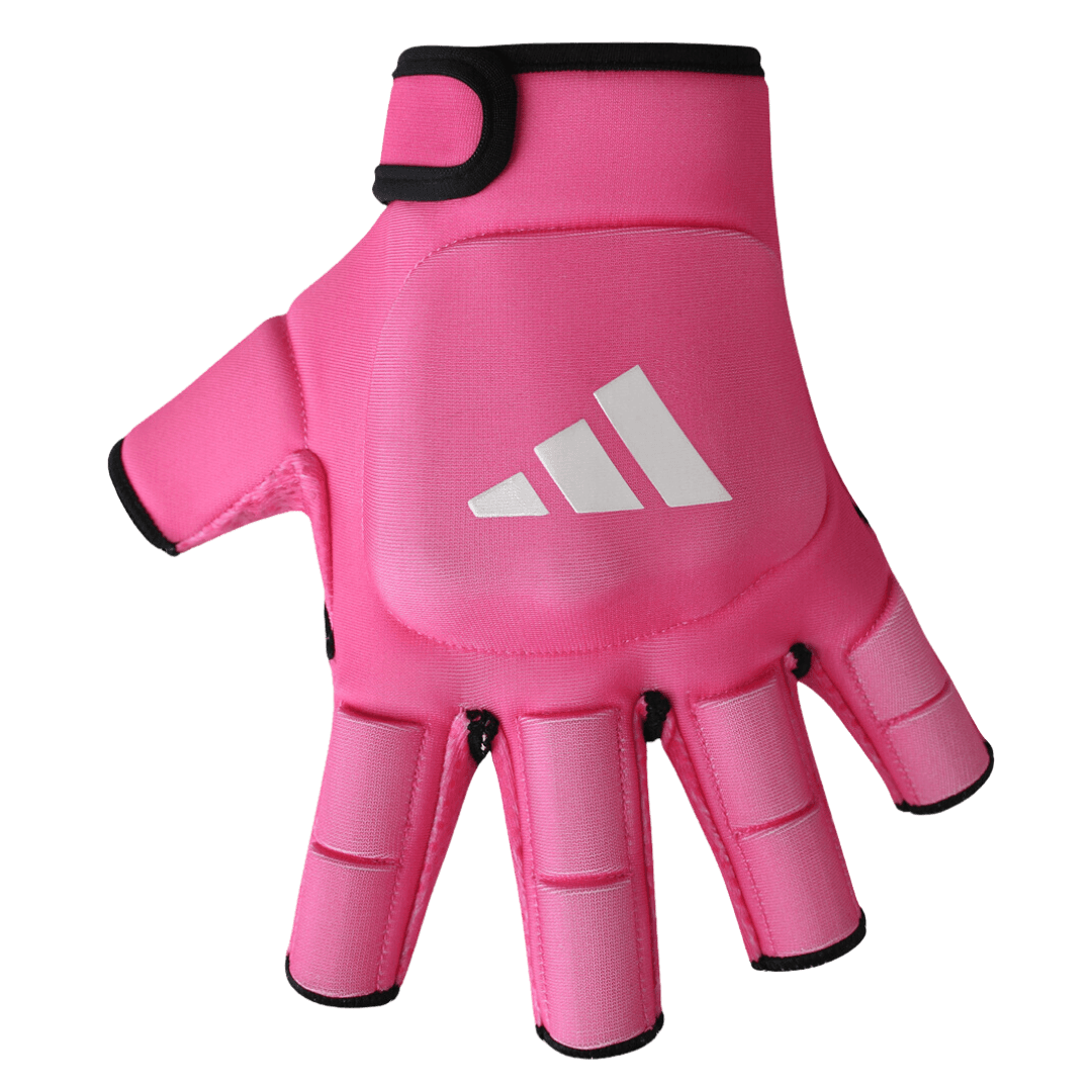 Adidas Hockey | Adidas Hockey HEY OD Glove Left Hand | HEY OD Glove Left Hand - Pink/White / 2XSmall | Total Hockey