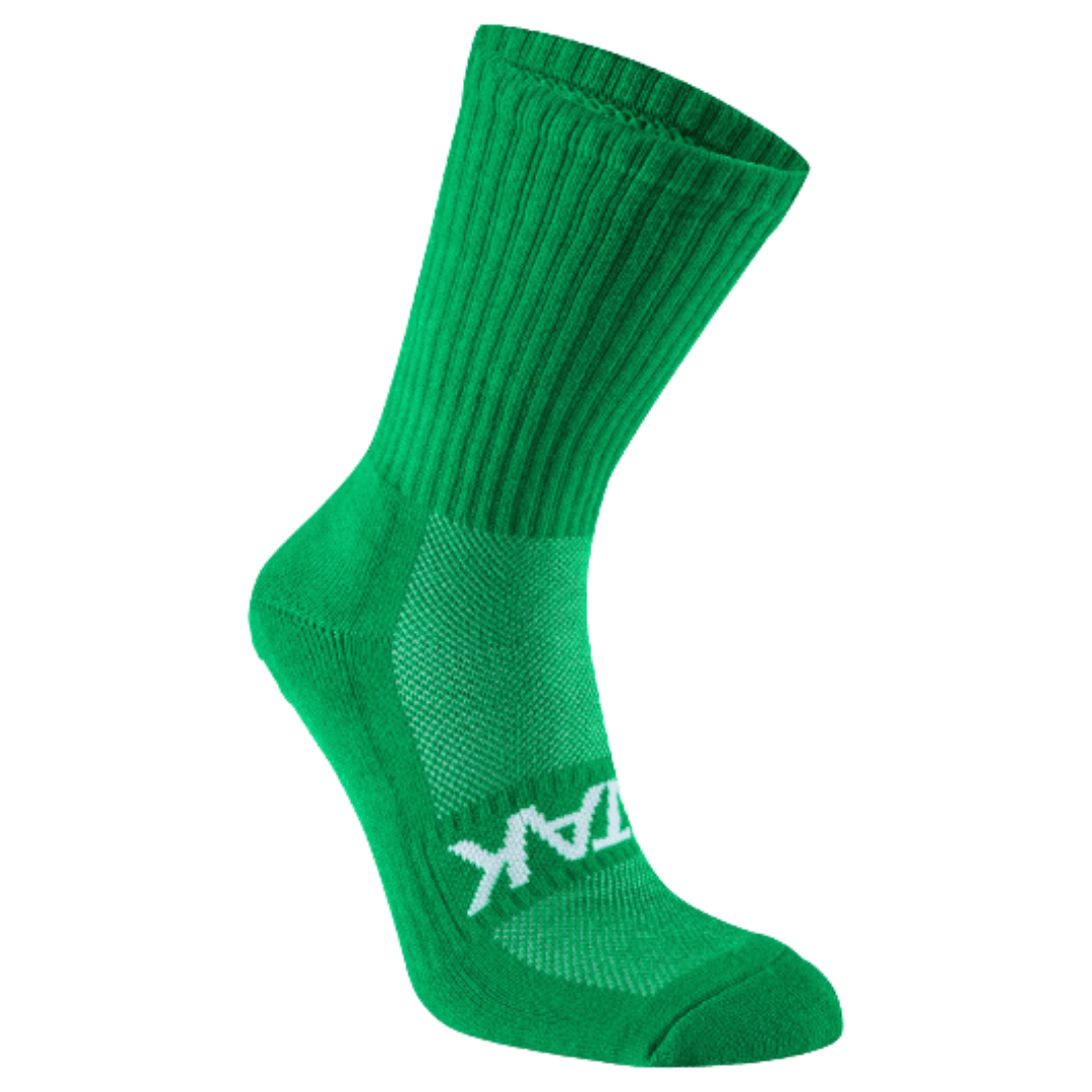 ATAK | ATAK Non-Slip Mid-Leg Socks, Green | Non-Slip Mid-Leg Socks, Green - EUR 36-38 | UK 3-5 | Total Hockey