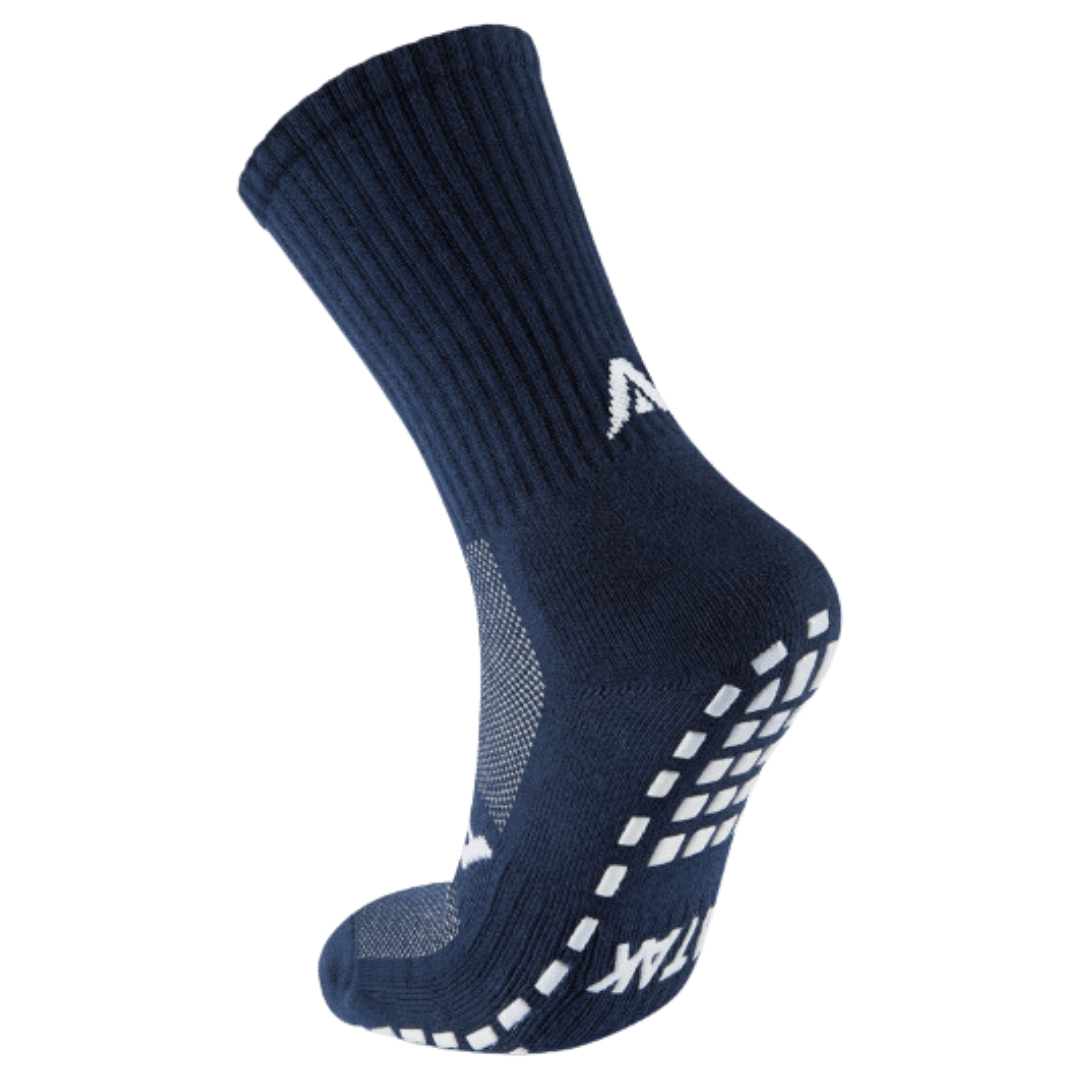 ATAK | ATAK Non-Slip Mid-Leg Socks Navy | Non-Slip Mid-Leg Socks Navy - EUR 36-38 | UK 3-5 | Total Hockey