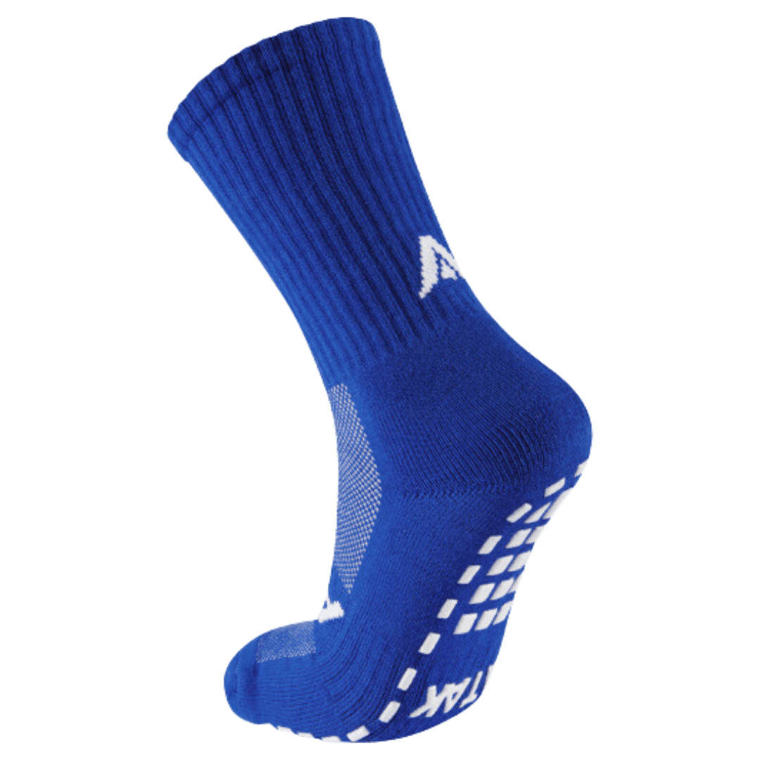 ATAK | ATAK Non-Slip Mid-Leg Socks Royal Blue | Non-Slip Mid-Leg Socks Royal Blue - EUR 36-38 | UK 3-5 | Total Hockey