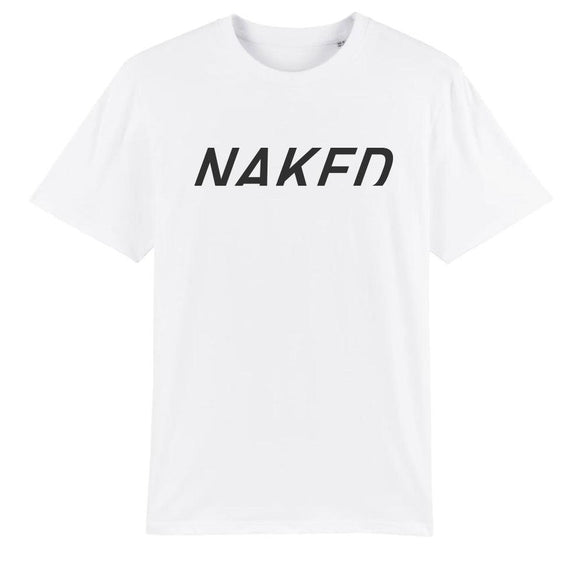Naked Hockey | Naked Hockey Big Logo T - White | Big Logo T - White - White / XSmall | Total Hockey