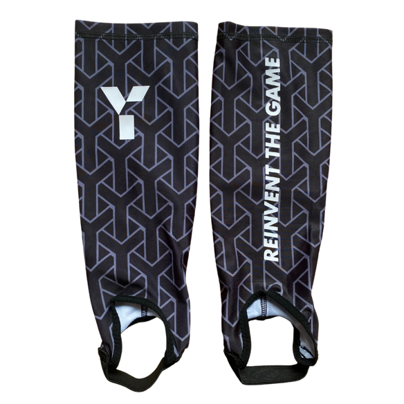 Young Ones | Young Ones Shin Liner - Black | Shin Liner - Black - Small/Medium | Total Hockey
