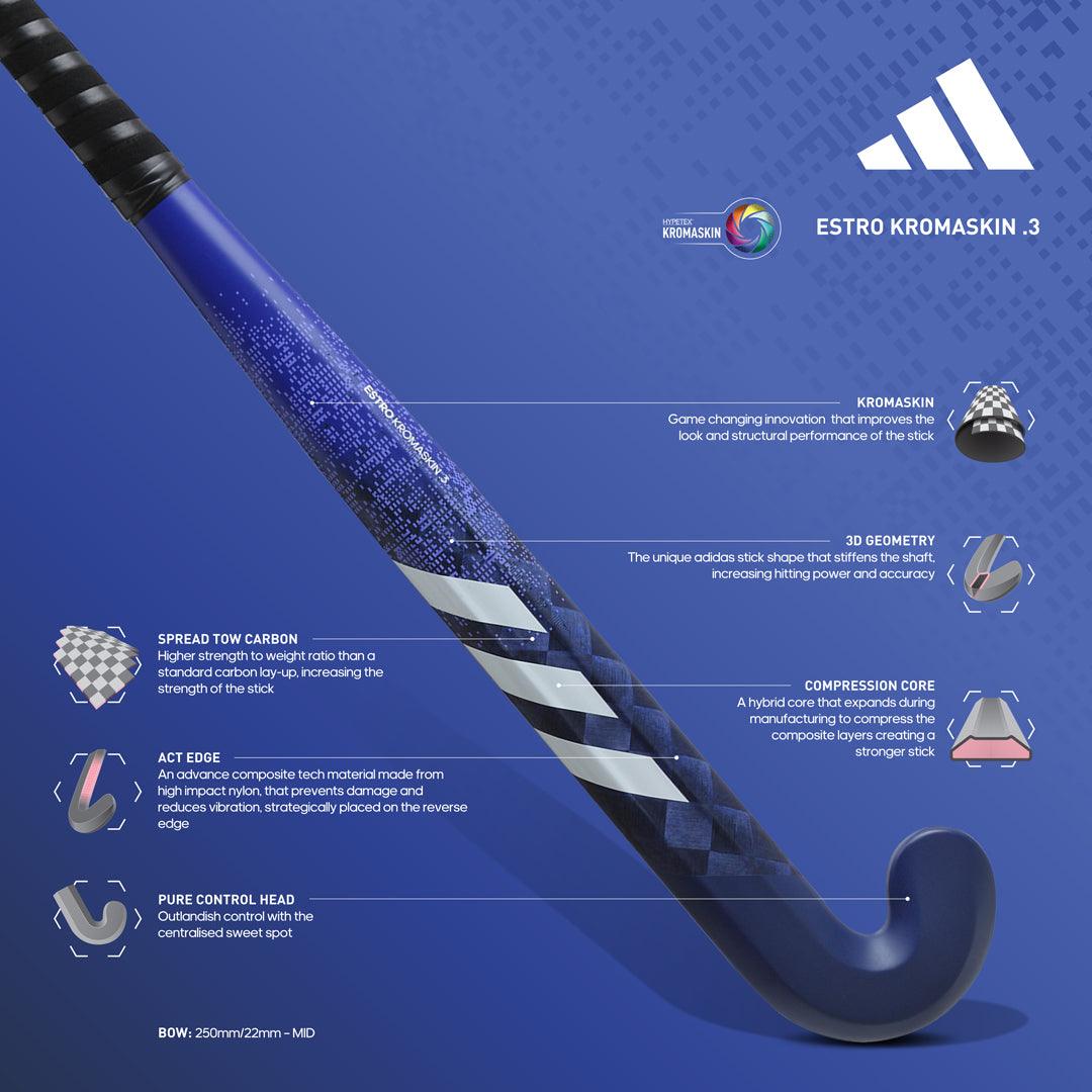 Adidas Hockey | Adidas Hockey Estro Kromaskin .3 (2024) | Estro Kromaskin .3 (2024) - 36.5" Super Light | Total Hockey