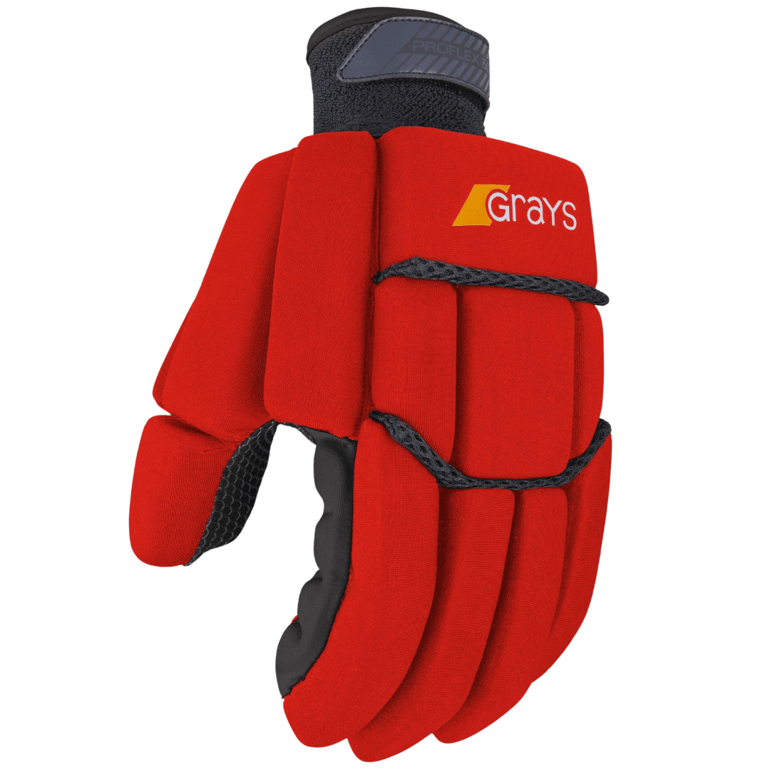 Grays | Grays Prof lex 1000 Glove Left Hand | Prof lex 1000 Glove Left Hand - Red / XSmall | Total Hockey