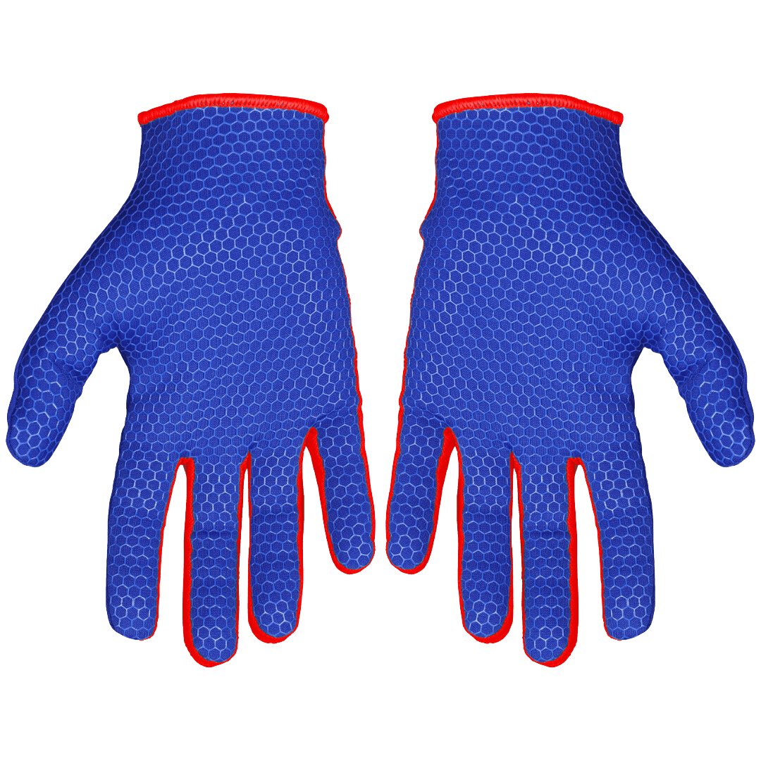 Grays | Grays Skinful PRO Gloves PAIR | Skinful PRO Gloves PAIR - Royal/Red / 3XSmall | Total Hockey