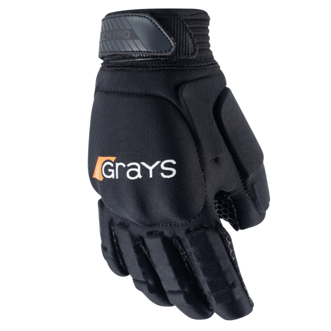Grays | Grays Touch Pro Glove Right Hand | Touch Pro Glove Right Hand - Black / XSmall | Total Hockey