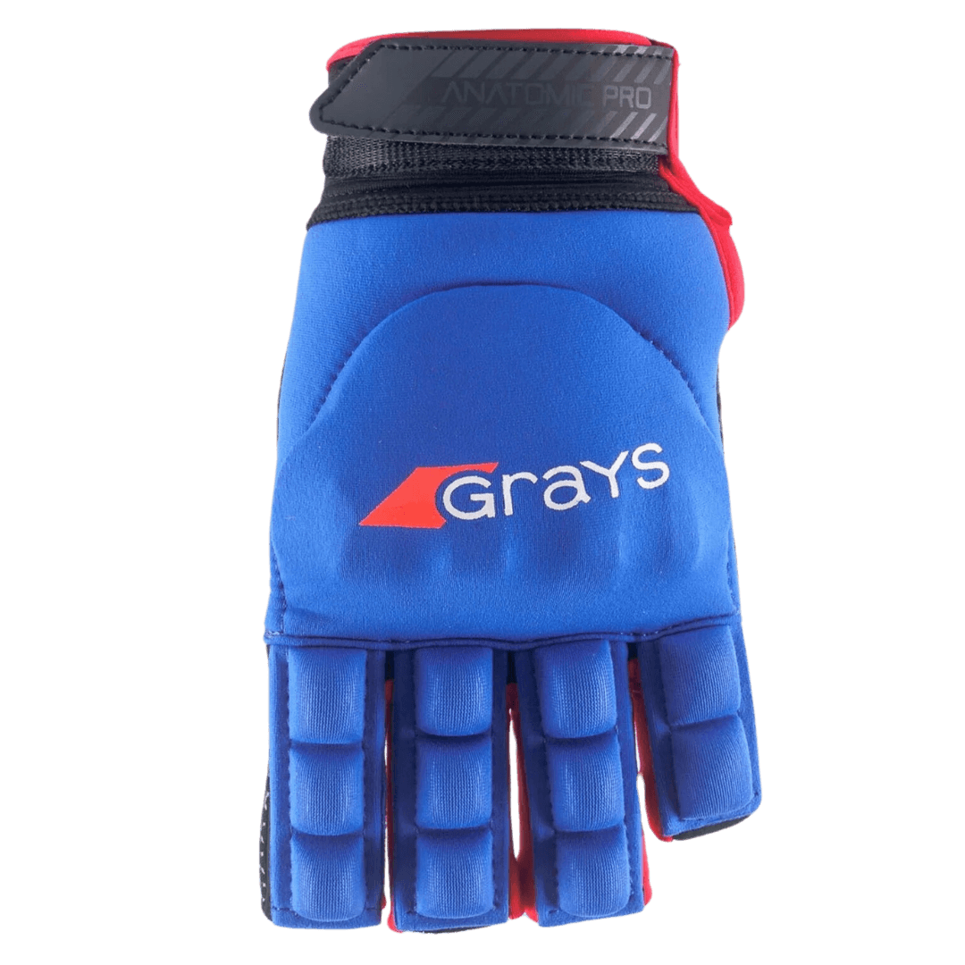 Grays | Grays Anatomic Pro Glove Left Hand | Anatomic Pro Glove Left Hand - Royal/Red / 2XSmall | Total Hockey