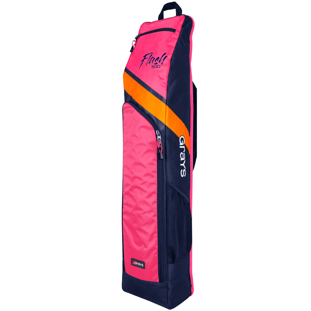 Grays | Grays Flash 500 Stick Bag | Flash 500 Stick Bag - Pink/Navy | Total Hockey