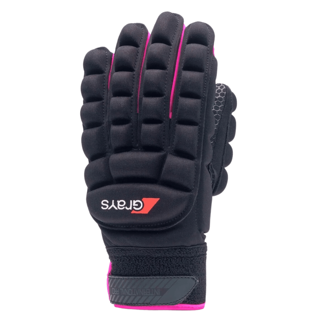 Grays | Grays International PRO Glove Right Hand | International PRO Glove Right Hand - Black / 2XSmall | Total Hockey