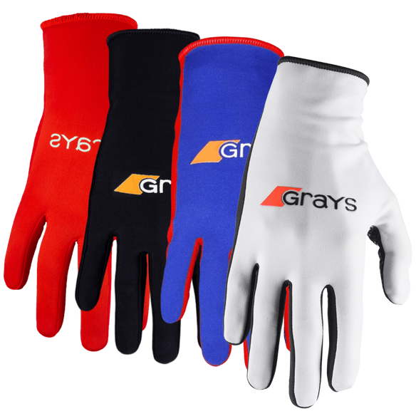 Grays | Grays Skinfull PRO Gloves PAIR | Skinfull PRO Gloves PAIR - Royal/Red / 3XSmall | Total Hockey