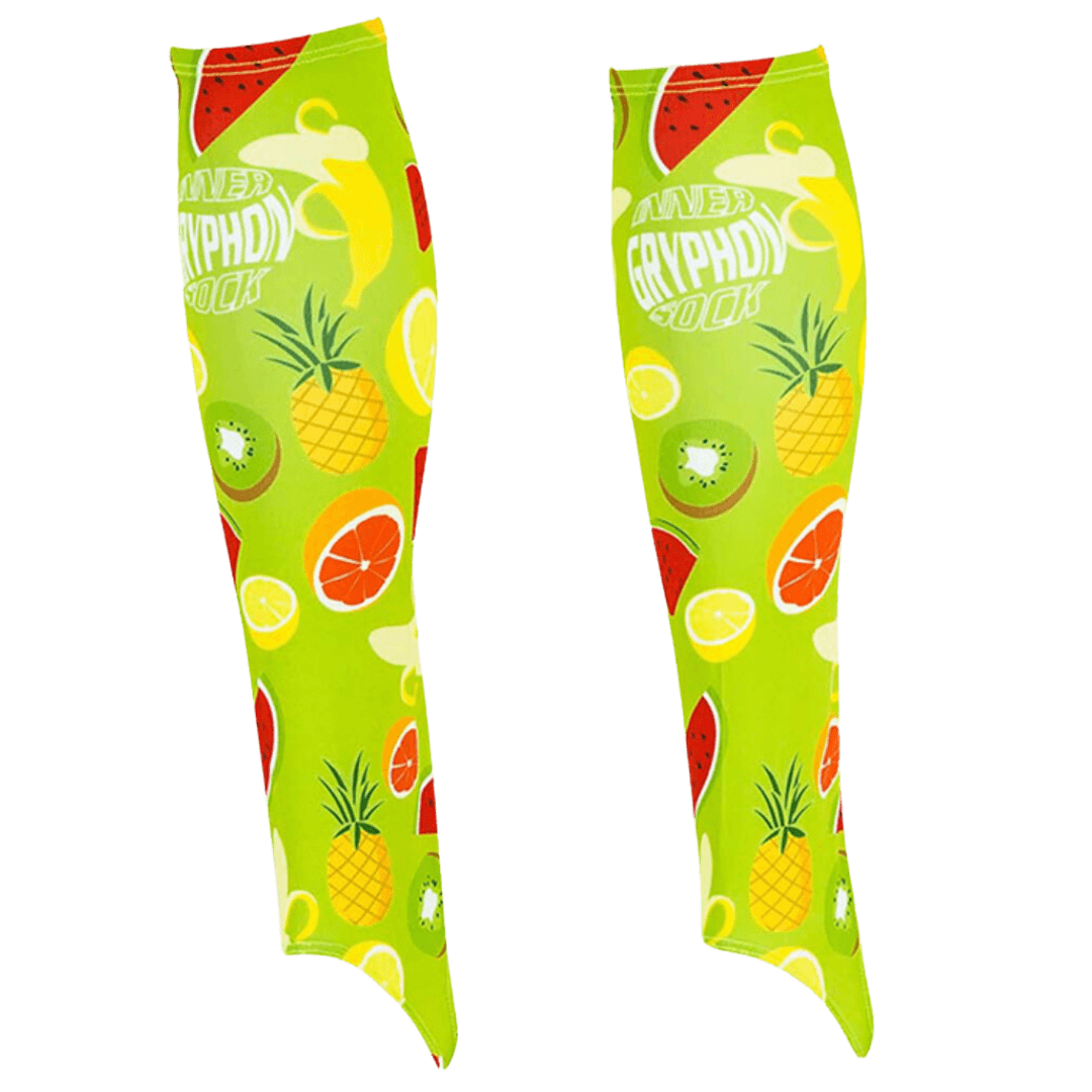 Gryphon Hockey | Gryphon Hockey Inner Sock With Stirrup - Green Fruit | Inner Sock With Stirrup - Green Fruit - Junior | Total Hockey