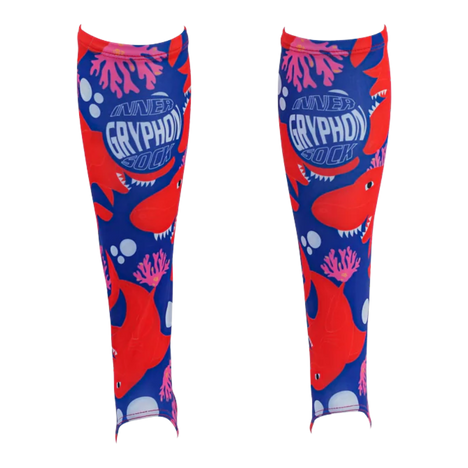 Inner Sock Without Stirrup - Blue Shark