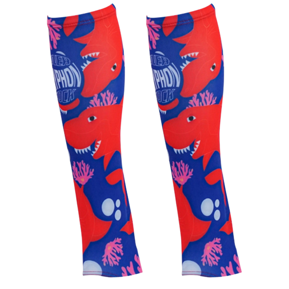 Inner Sock Without Stirrup - Blue Shark