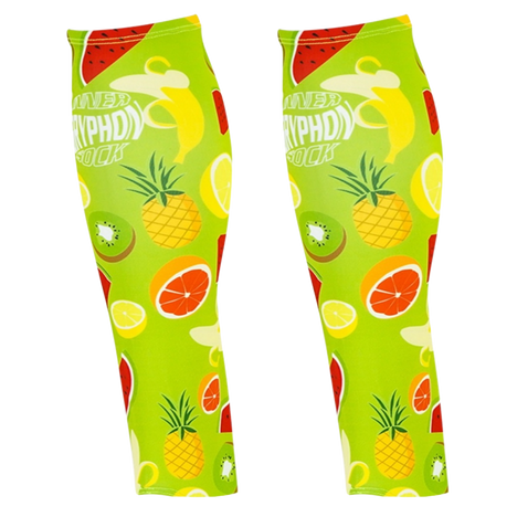 Inner Sock Without Stirrup - Green Fruit
