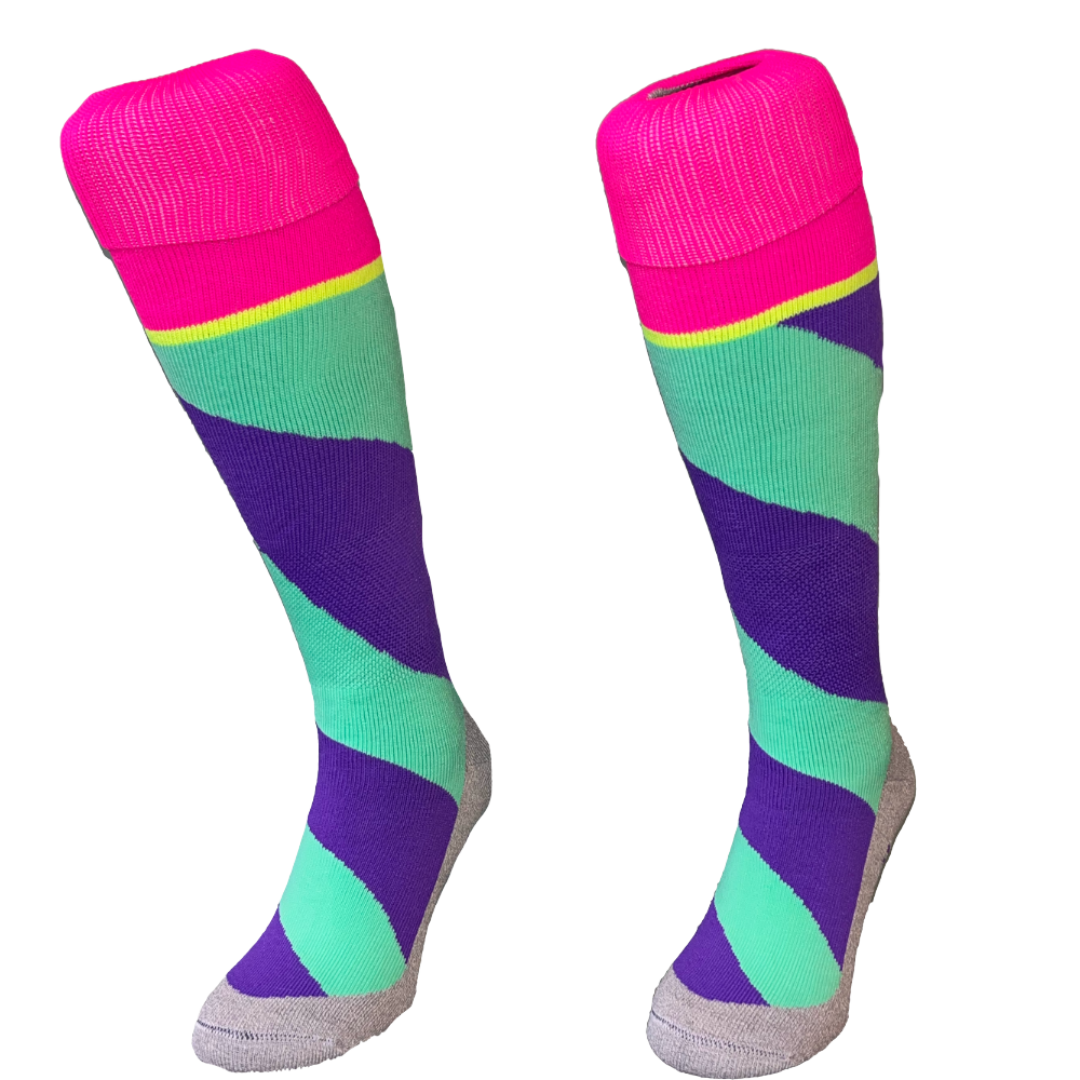 Swirl Purple Green