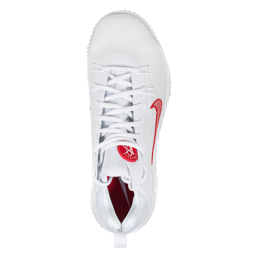 Huarache 9 Elite Turf LAX - White/University Red
