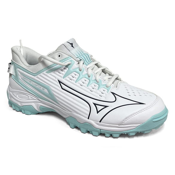 Total Hockey | Total Hockey Mizuno Lynx Hockey Shoe | Mizuno Lynx Hockey Shoe - White/Blue Tint | Total Hockey