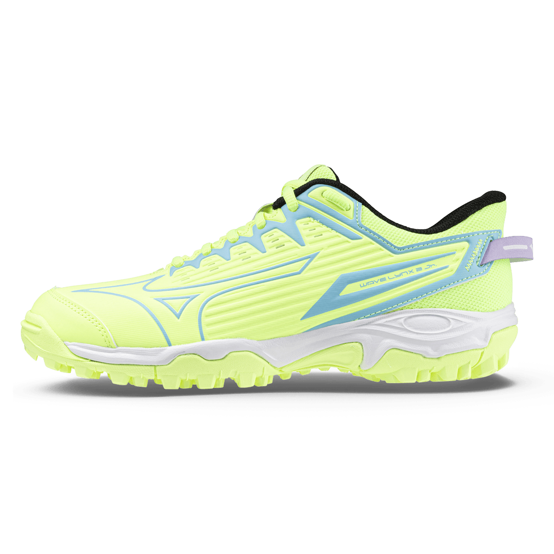 Mizuno | Mizuno Wave Lynx 2 Neo Lime Jr (2024) | Wave Lynx 2 Neo Lime Jr (2024) - EUR 32.5 | UK 1 | Total Hockey